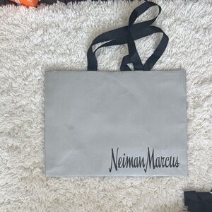 Neiman Marcus Elegant Gray Tote